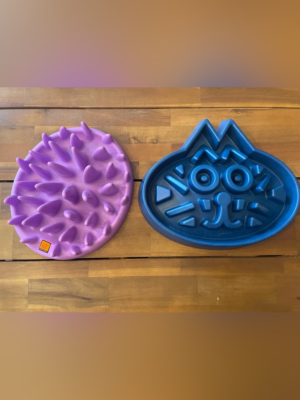 2 slow feed, interactive pet bowls